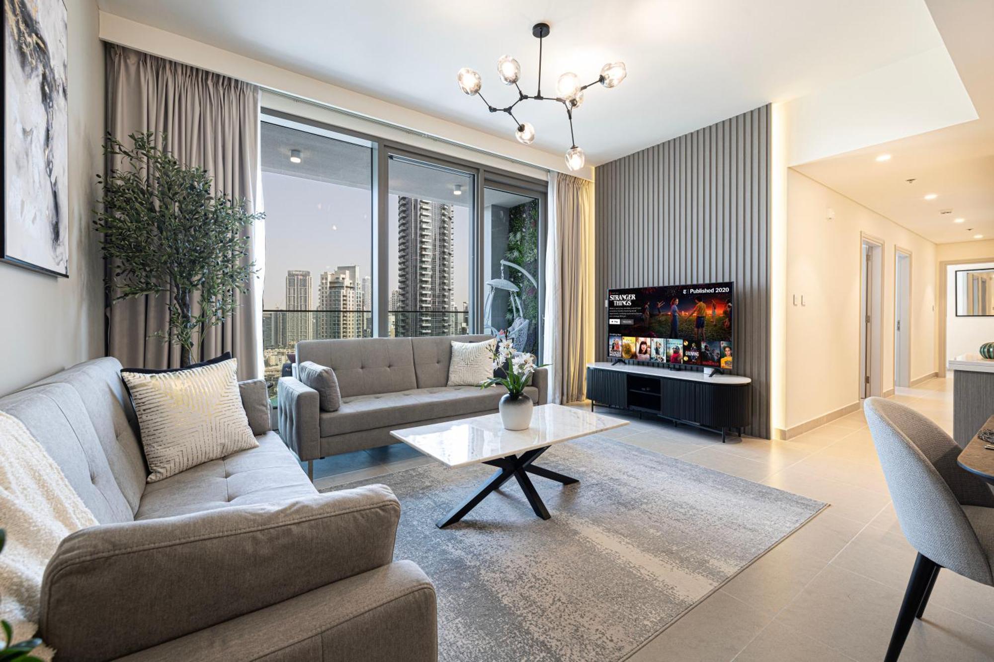Tower - New Elite Opera View, Opposite Burj Khalifa And Mall Apartment *